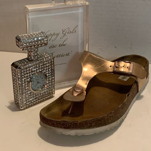 Steve Madden Lakonda Thong SANDAL Rose Gold 10M - Picture 2 of 8